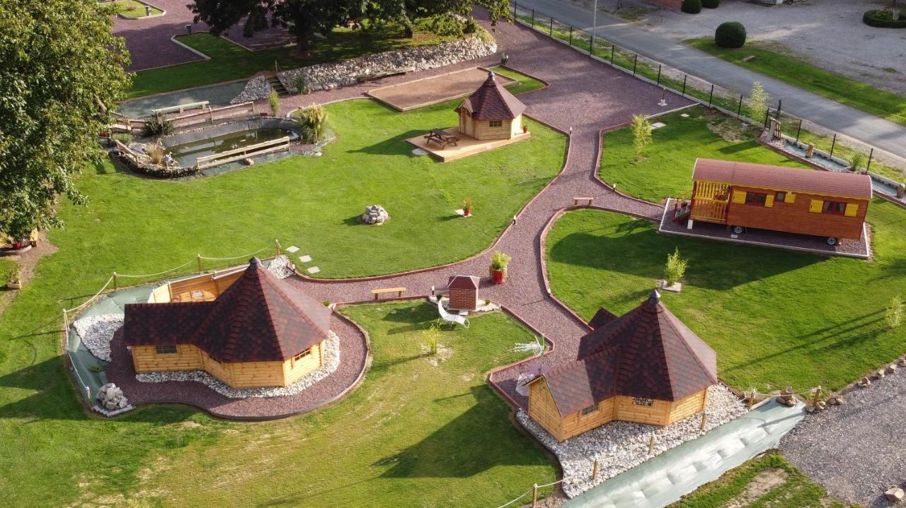Kota Scandinave Avec Son Bain Nordique Privatif - Gite Du Moulin 62130 Pierremont Exterior foto